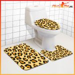 Leopard print set prostirki za kupatilo