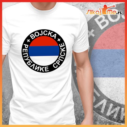 Majica Vojska Republike Srpske Bela